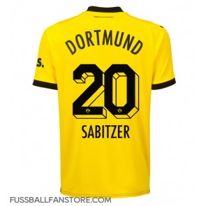 Borussia Dortmund Marcel Sabitzer #20 Replik Heimtrikot 2023-24 Kurzarm